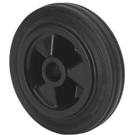RUEDA PSR160-20-60 NUCLEO POLIAMIX Y BANDA GOMA NEGRA (COJ.ROD.INOX)