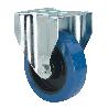 RUEDA FIJA  17ZVL125-PGMR POLIAMIX-GOMA AZUL EJE RODILLOS