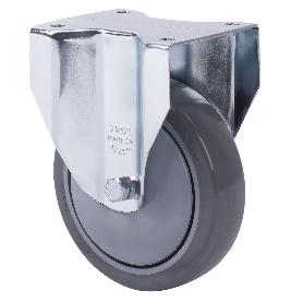 RUEDA FIJA  17ZVL125CP-PUISB POLIP.-POLIUR.GRIS EJE BOLAS