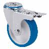 RUEDA GIRATORA AGUJ.M12 FR.INOX.20ZVLIFD125-POAR POLIAMIX BL.-POLIUR.AZUL ROD
