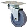 RUEDA GIRATORA PLACA 10BSR60-BP PLASTICO GRIS EJE LISO