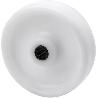 RUEDA UT125-12-40 POLIAMIX BLANCO EJE LISO