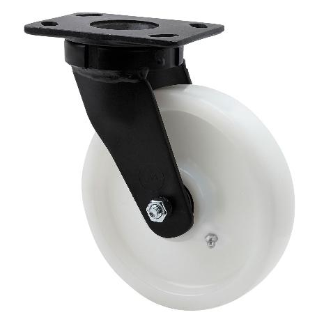 RUEDA GIRATORA PLACA 10GT150-FTB NYLON BLANCO EXTRAFUERTE EJE BOLAS