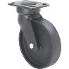 RUEDA GIRATORA PLACA 10GT200-CIB HIERRO FUNDIDO EJE BOLAS