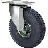 Rueda giratora placa 10wl260-ritb metalico-neumatica eje bolas 4 lonas
