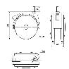 RUEDA GIRATORA ESPIGA ROSCADA M10X25 FRENO 50DKGF120 POLIAMIX NEGRO