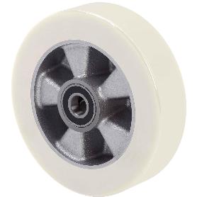 Rueda ausb160-20-60 nucleo alum.y banda poliur.blanco velocidbolas