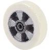 Rueda ausb160-20-60 nucleo alum.y banda poliur.blanco velocidbolas