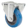 RUEDA FIJA  121-160-2 POLIAMIX-GOMA AZUL SUPERELAST.RODILLOS