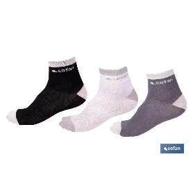 SET DE 3 PARES DE CALCETINES CAÑA MEDIA TALLAS 36-41