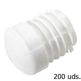 CONTERA PLASTICO REDONDA INTERIOR BLANCA PARA TUBO EXTERIOR Ø 22 MM. BOLSA 200 UNIDADES