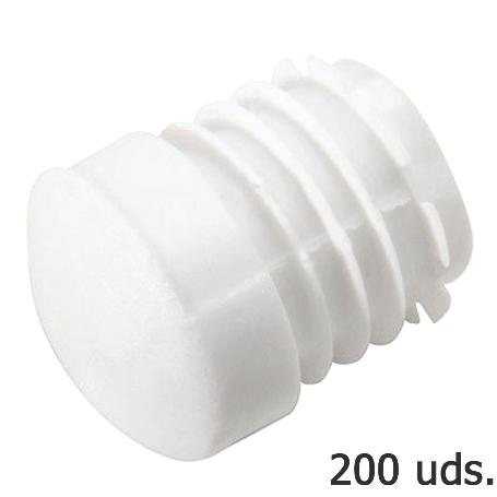 CONTERA PLASTICO REDONDA INTERIOR BLANCA PARA TUBO EXTERIOR Ø 25 MM. BOLSA 200 UNIDADES