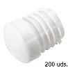 CONTERA PLASTICO REDONDA INTERIOR BLANCA PARA TUBO EXTERIOR Ø 25 MM. BOLSA 200 UNIDADES