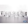 PACK DE 6 UDS VASO CON RELIEVE 27,5 CL