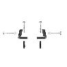 JUEGO FIJACION TAZA INOD/BIDE AV0009400R ROCA