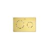 PULSADOR PL10 DUAL ORO CEPILLADO A8901890VA ROCA