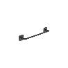 TOALLERO 400 NEGRO MATE A817883NB0 ROCA