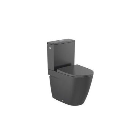 TAZA TANQUE BAJO ONA NEGRO MATE A342688080 ROCA