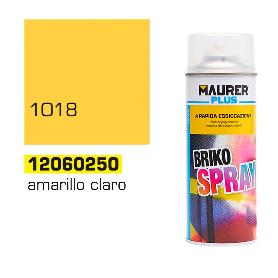 SPRAY PINTURA AMARILLO CLARO ZINC 400 ML.