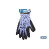 GUANTE ANTICORTE HPPE IMPREGNADO DE NITRILO SANDY COAT TALLA 9   CAJA 12 UNID.