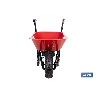 CARRETILLA DE OBRA A BATERÍA LI-ION 40 V 75 L 150 KG MAX