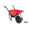 CARRETILLA DE OBRA A BATERÍA LI-ION 40 V 75 L 150 KG MAX