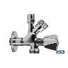 VÁLVULA DE ESCUADRA 1/2 X 3/4 X 3/8 MODELO COMBI