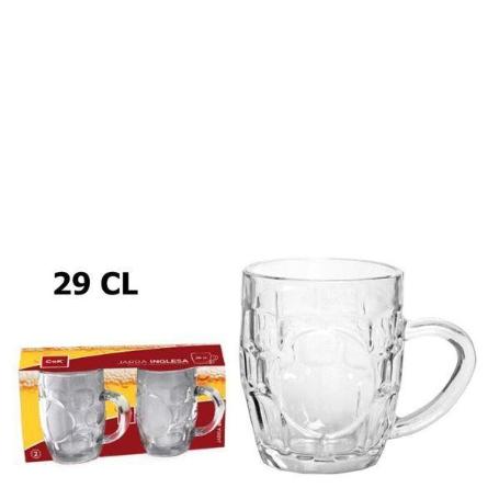 29 CLS JARRA CERVEZA MEDIA PINTA INGLESA - CAJA 2 UNIDADES