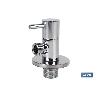 VÁLVULA DE ESCUADRA 1/2 X 3/8 MODELO LUX